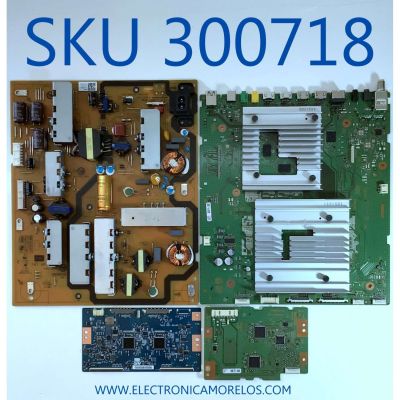 KIT DE TARJETAS PARA TV SONY BRAVIA 4K·UHD·HDR / MAIN A5027249A 484 / 1-010-115-21 / T-CON 5550T39C07 / 50T39 C05 / 55.50T39.C07 / LED DRIVER A5026315A 496 / 1-009-562-21 / FUENTE 100613425 / AC21202-1LF / PANEL YDBM050DCU11 / MODELO XR-50X90J / XR50X90J